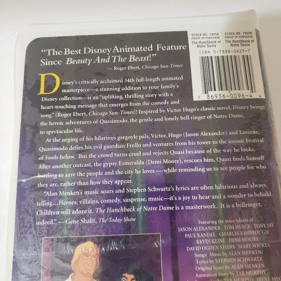 UNOPENED Disney Masterpiece Hunchback Notre Dame - Picture 9 of 16